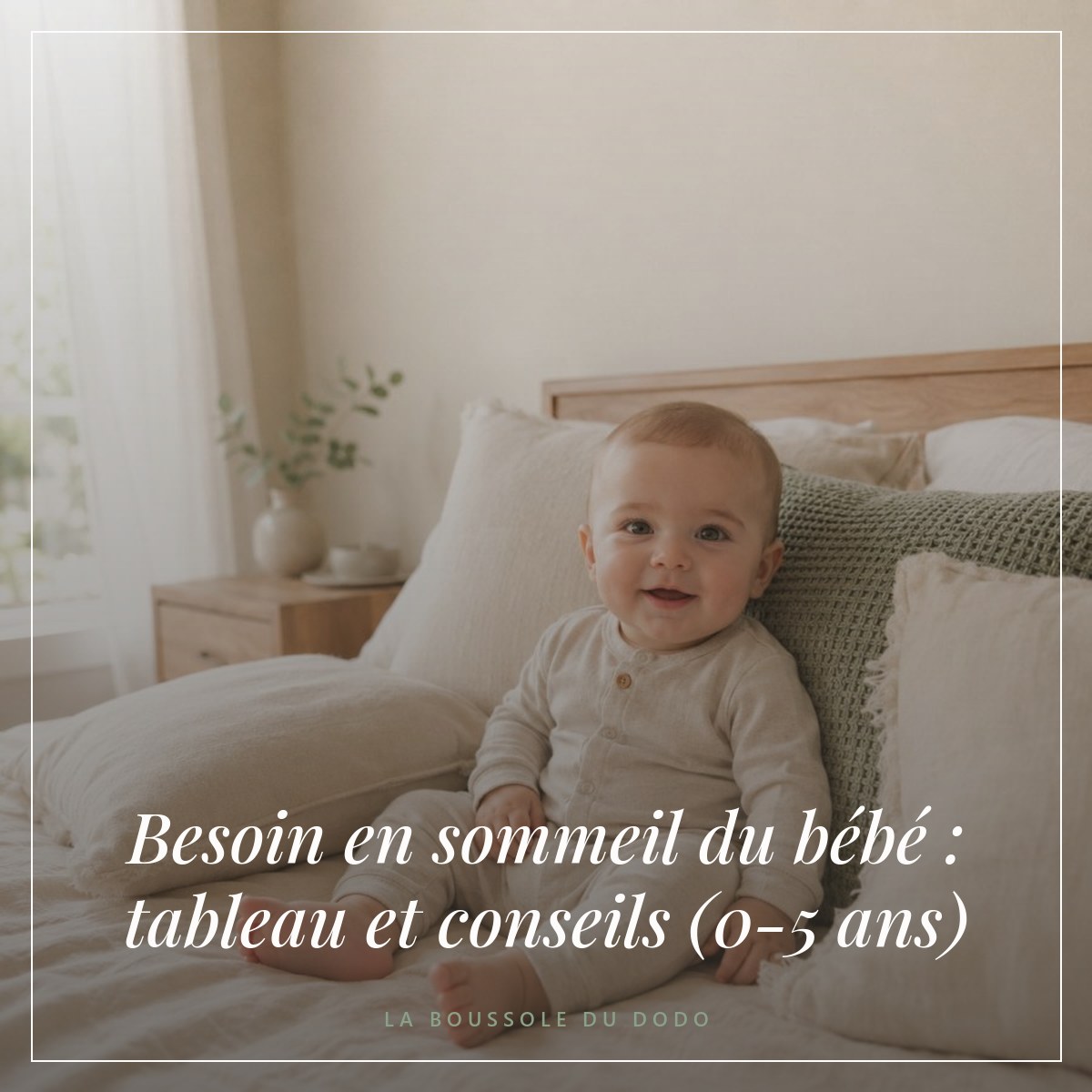 Besoin en sommeil du bébé : tableau et conseils (0-5 ans)